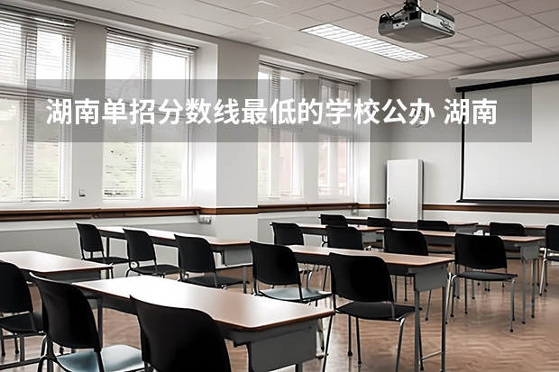 湖南单招分数线最低的学校公办 湖南单招分数线