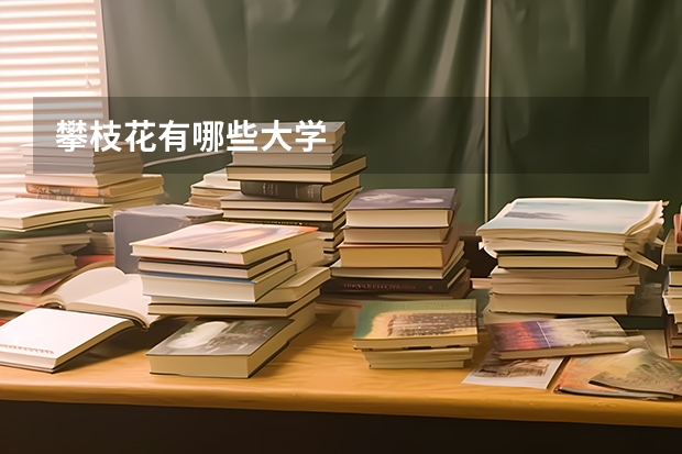 攀枝花有哪些大学