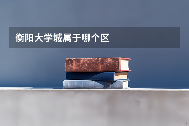 衡阳大学城属于哪个区