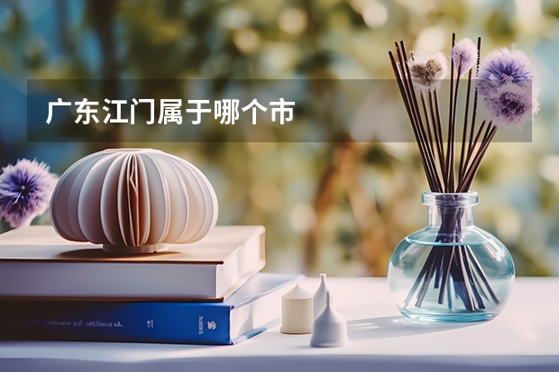广东江门属于哪个市