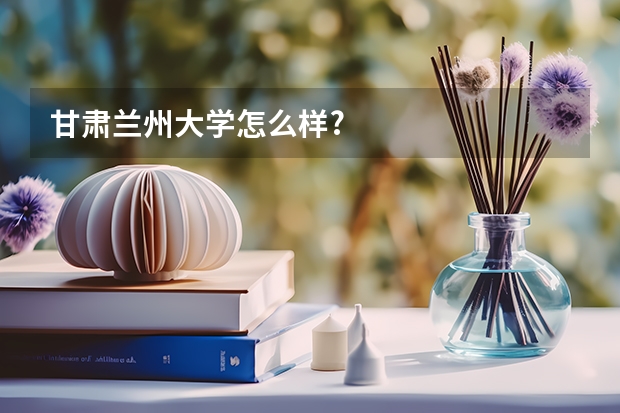 甘肃兰州大学怎么样?