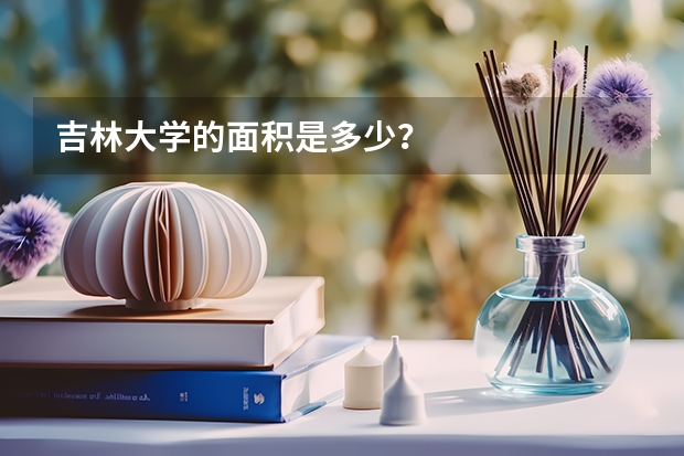 吉林大学的面积是多少？