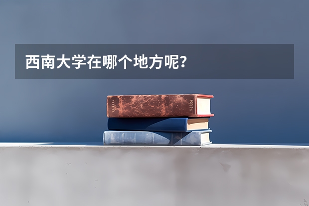 西南大学在哪个地方呢？