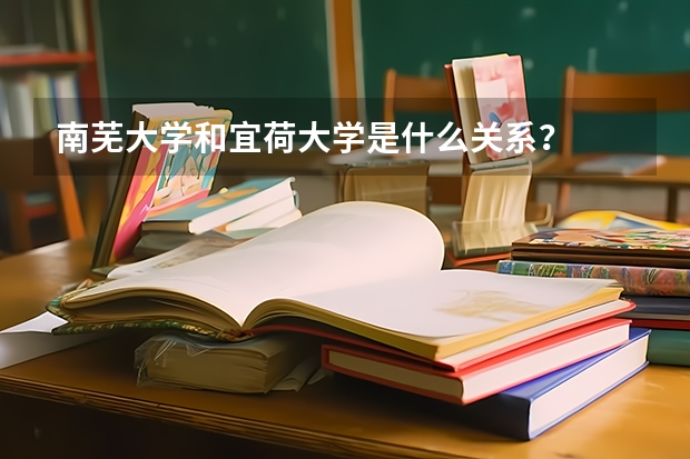 南芜大学和宜荷大学是什么关系？