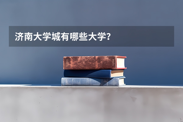 济南大学城有哪些大学？