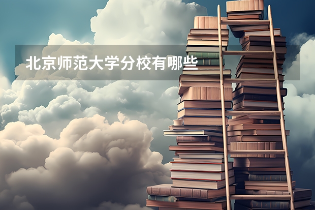 北京师范大学分校有哪些