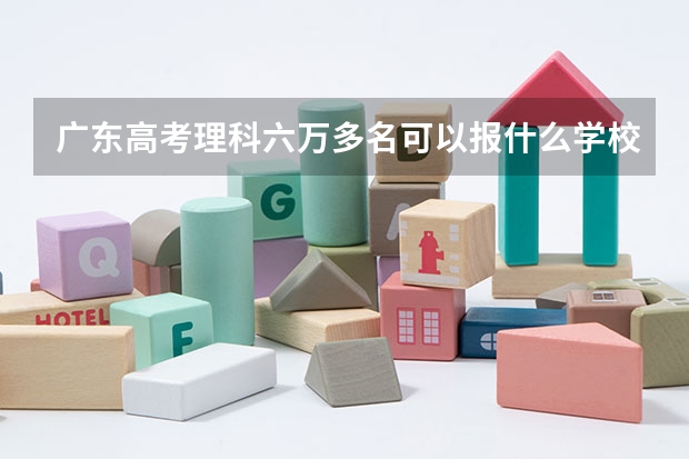 广东高考理科六万多名可以报什么学校?