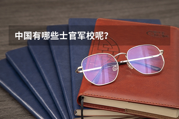 中国有哪些士官军校呢？