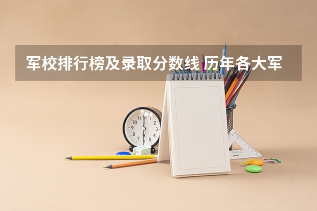 军校排行榜及录取分数线 历年各大军校（排名前10）在新疆的录取分数线