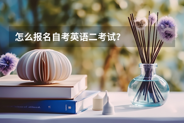 怎么报名自考英语二考试？