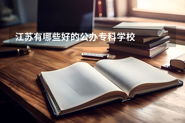 江苏有哪些好的公办专科学校