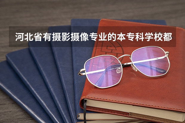 河北省有摄影摄像专业的本/专科学校都有哪几所？石家庄市的有哪几所？摄影属于编导专业吗？一般要多少分？