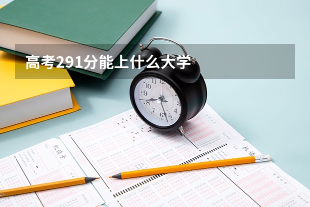 高考291分能上什么大学