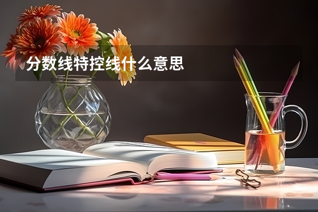 分数线特控线什么意思