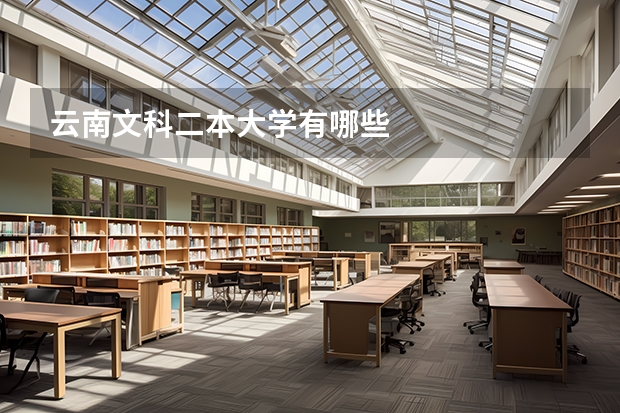 云南文科二本大学有哪些