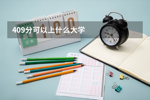 409分可以上什么大学