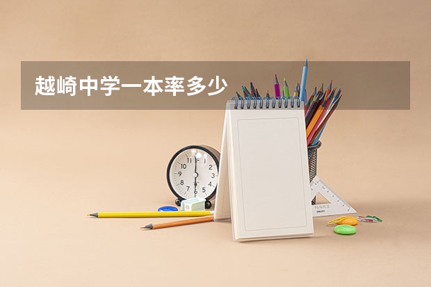 越崎中学一本率多少