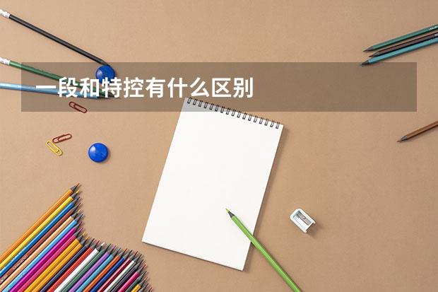 一段和特控有什么区别