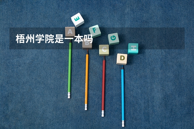梧州学院是一本吗