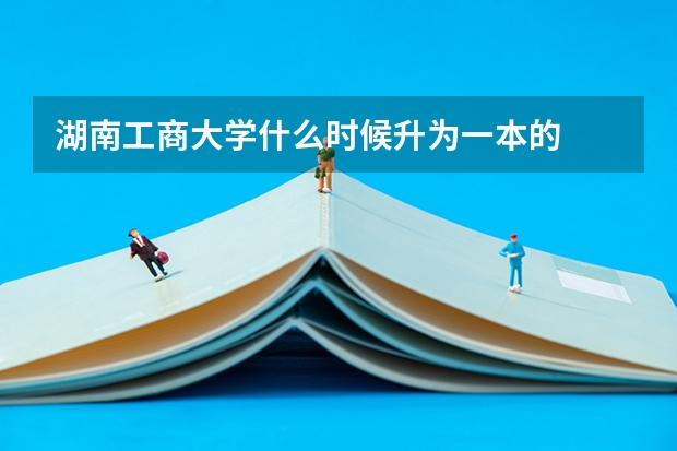 湖南工商大学什么时候升为一本的