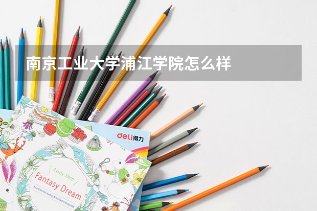 南京工业大学浦江学院怎么样