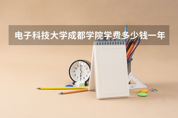 电子科技大学成都学院学费多少钱一年
