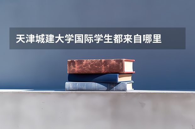 天津城建大学国际学生都来自哪里