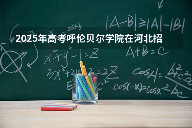 2025年高考呼伦贝尔学院在河北招生计划怎么样