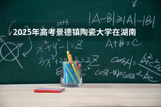2025年高考景德镇陶瓷大学在湖南招生计划怎么样