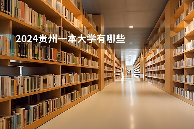 2024贵州一本大学有哪些