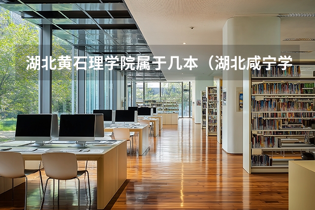 湖北黄石理学院属于几本（湖北咸宁学院属于几本）