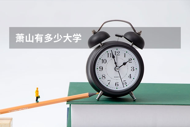 萧山有多少大学