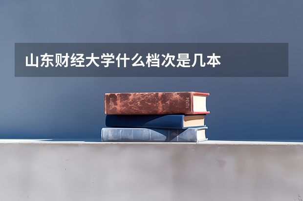山东财经大学什么档次是几本