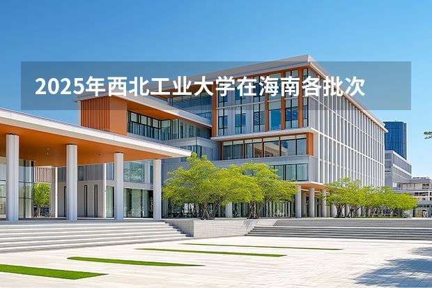 2025年西北工业大学在海南各批次选科要求（2026年参考）