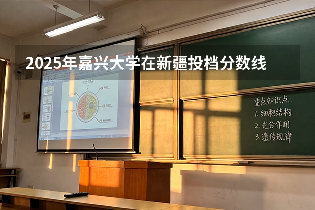 2025年嘉兴大学在新疆投档分数线（2026年参考）