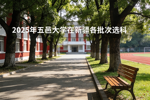 2025年五邑大学在新疆各批次选科要求（2026年参考）