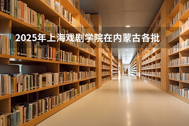 2025年上海戏剧学院在内蒙古各批次选科要求（2026年参考）