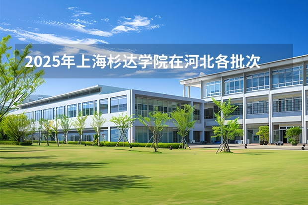 2025年上海杉达学院在河北各批次选科要求（2026年参考）