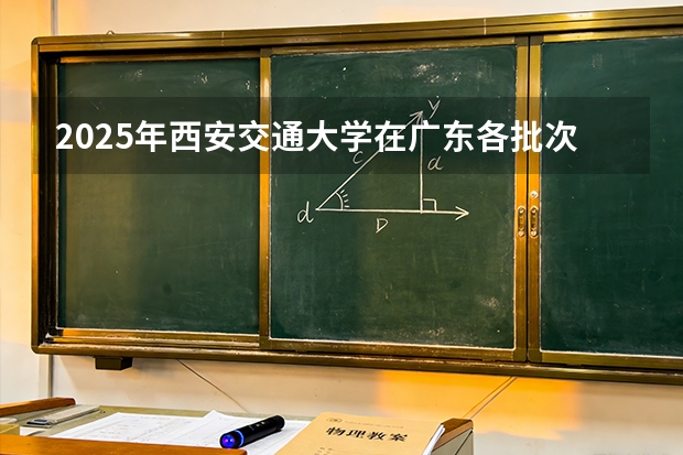 2025年西安交通大学在广东各批次选科要求（2026年参考）