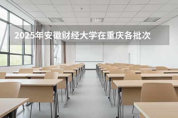 2025年安徽财经大学在重庆各批次选科要求（2026年参考）