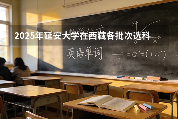 2025年延安大学在西藏各批次选科要求（2026年参考）