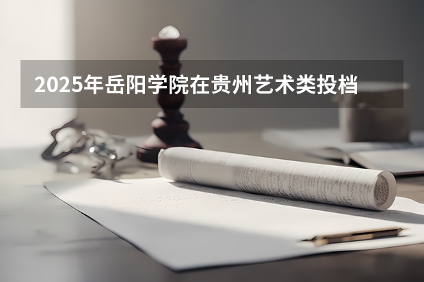 2025年岳阳学院在贵州艺术类投档分数线（2026年参考）