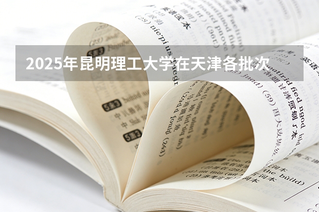 2025年昆明理工大学在天津各批次选科要求（2026年参考）