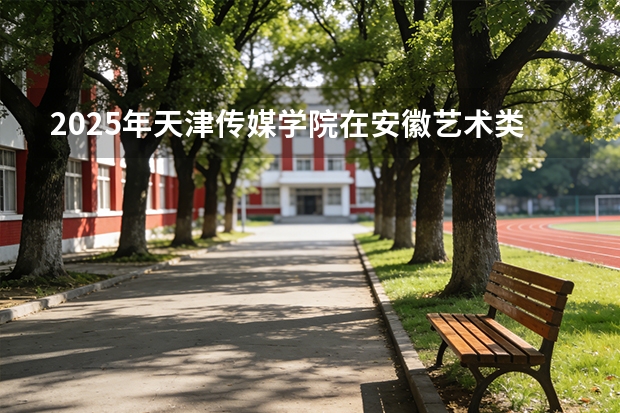 2025年天津传媒学院在安徽艺术类投档分数线（2026年参考）
