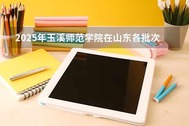 2025年玉溪师范学院在山东各批次选科要求（2026年参考）