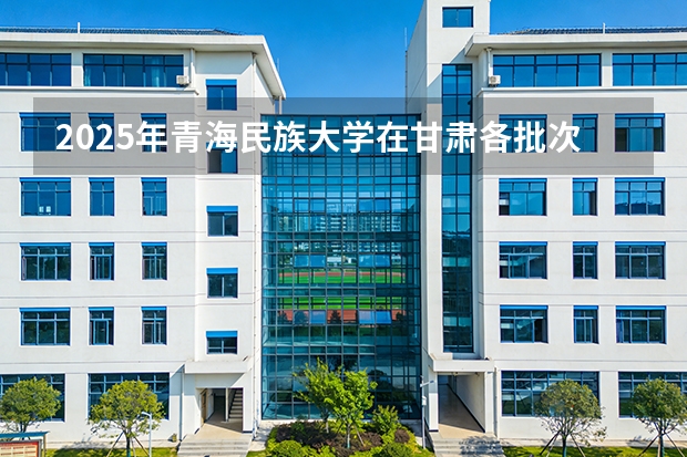2025年青海民族大学在甘肃各批次选科要求（2026年参考）