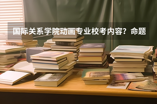 国际关系学院动画专业校考内容？命题创作与面试问答