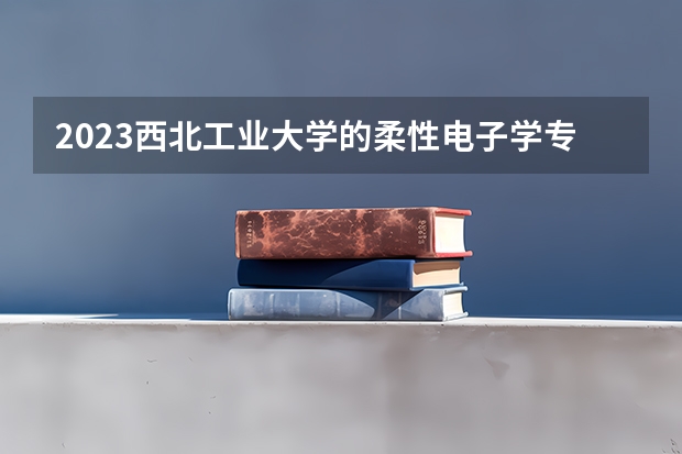 2023西北工业大学的柔性电子学专业分数线高不高 西北工业大学柔性电子学专业历年分数线参考表单