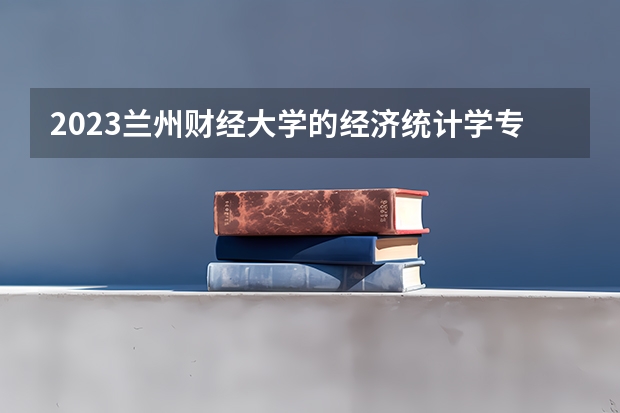 2023兰州财经大学的经济统计学专业分数线高不高 兰州财经大学经济统计学专业历年分数线参考表单