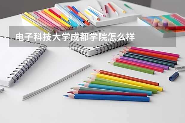 电子科技大学成都学院怎么样